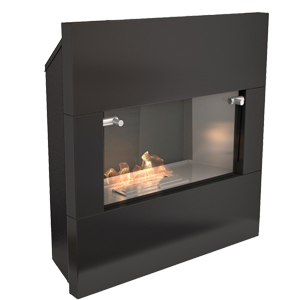 Sale EcoSmart Fire RADO, Schwarz pulverbeschichtet, Detailfoto