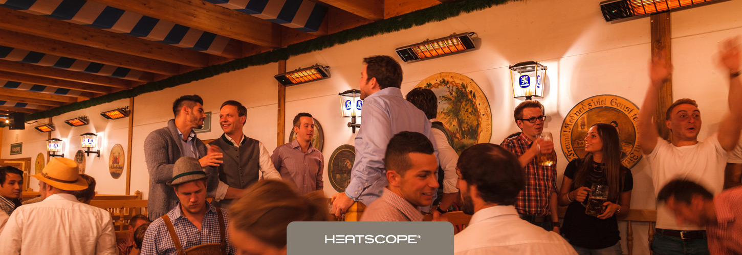 HEATSCOPE Power-Heizstrahler SPOT fuer Events, Volksfeste, Oktoberfest