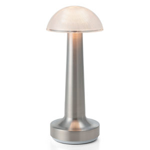 Kabellose Leuchte Cooee 1 Aluminium – Akku-Tischlampe