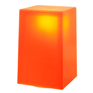 Kabellose Leuchte Gem Square Amber – Akku-Tischlampe
