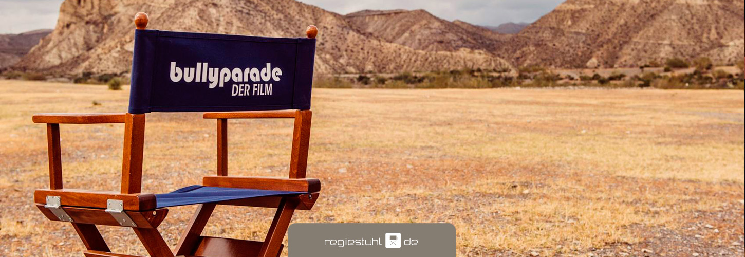 Regiestuhl (Regisseur) Steven, noce, dunkelblau, mit Aufdruck