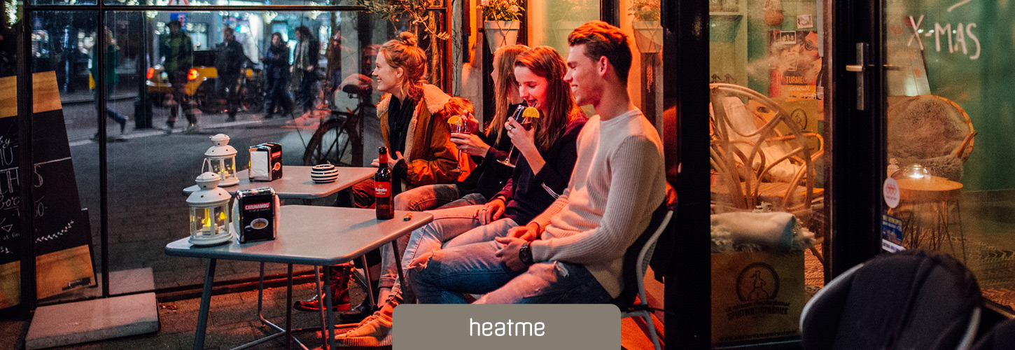 Heizkissen heatme, Akku-Waermekissen fuer Cafes, Restaurants, Aussengastronomie, Terrassen