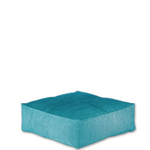 Moonich Lounge Hocker LIPARI Large - Farbe Aqua