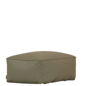 Lipari medium - Hocker, rechteckig, taupe-grau