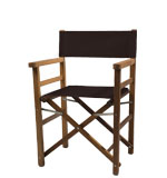 regiestuhl.de: Klappstuehle aus Holz, 22 Farben, Logo-Druck, ab 1 Stck., Modell: Oscar Outdoor-Stuhl, Iroko-Dunkelblau